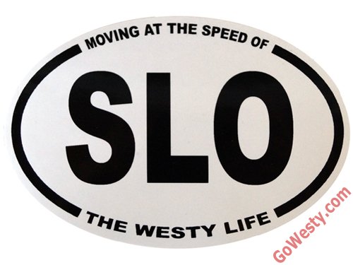 Moving at the speed of SLOステッカー